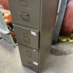 Wooden Filing Cabinet (Antique)