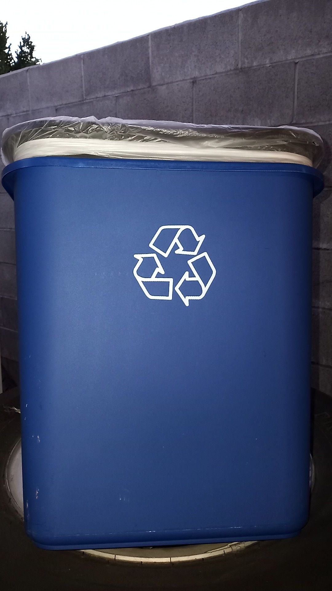 Rubbermaid trash can