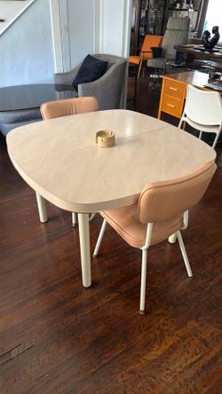 1980’s Art Deco Hollywood Regency Dining Table