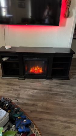 Fire Place Imtertanment Console