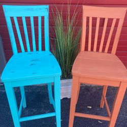 Pair Of High Chairs 