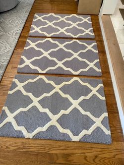 24”x36” Rugs and Pads - Three Sets