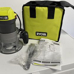  RYOBI 8.5 Amp 1-1/2 Peak HP Fixed Base Corded Router
