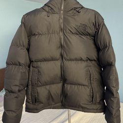 The North Face Black Puffer With Hood