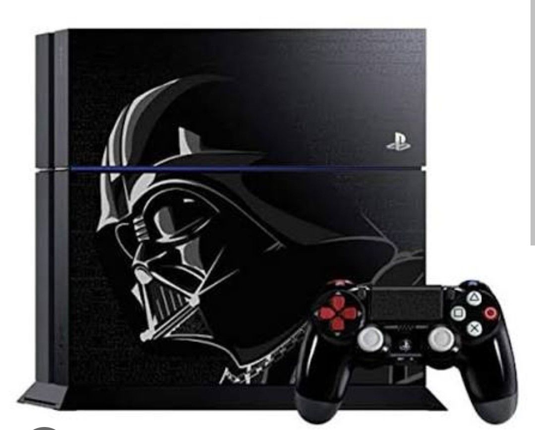 🎮 Limited Edition Star Wars Darth Vader PS4 Console + Controller
