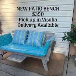 NEW PATIO CONVERTIBLE BENCH