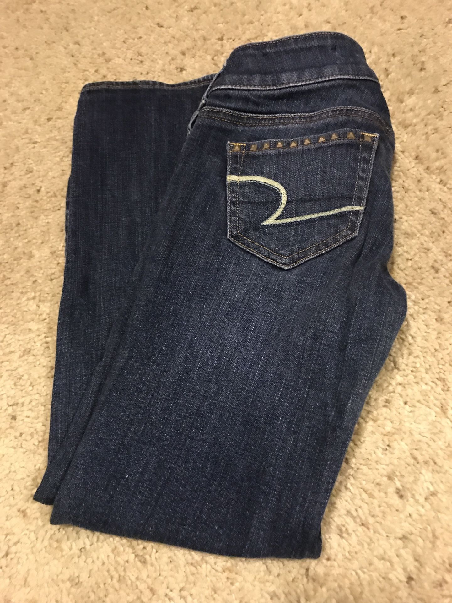 American eagle artist crop jeans size 0