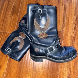 Vintage motorcycle boots for sale top