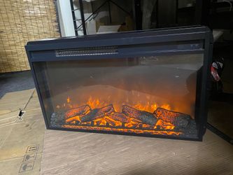 30" Electric Fireplace Insert 1400W with Remote, CSA Certified - RV30V80L-MT1 (New in Box/Open Box)