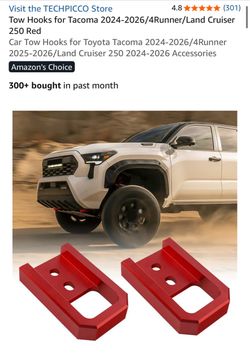 24-26 Toyota Tacoma front tow hooks