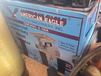 American Eagle Commercial Heavy-Duty Meat Grinder – Stainless Steel