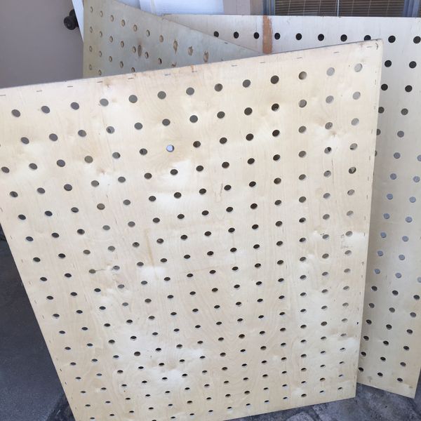 3 wood boards with holes 37” by 47” light plywood for Sale in Phoenix