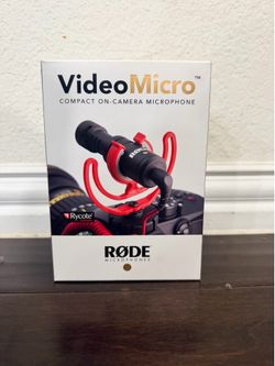 Rode videomicro shotgun mic for content creators