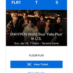 Enhypen World Tour “Fate” Tickets at Tacoma Dome | Kpop Concert
