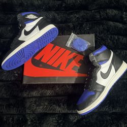Air Jordan 1 OG Royal blue black toe Size 10