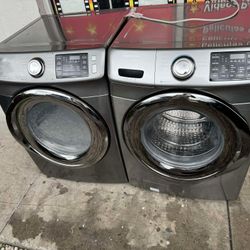 Washer And Dryer Samsung Set Electric 27 Inches Wide 