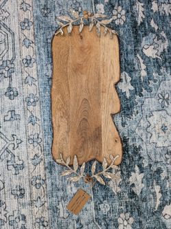 NWT Fitz and Floyd Woodgrove Serving Board