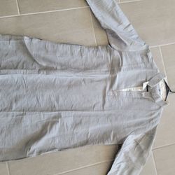 Men's Kurta With White Bottom and Waist Coat. Large Size