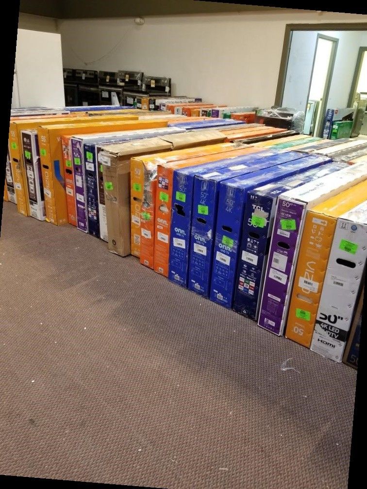 Samsung TV Liquidation event ! New open box! 50” and 55” BTH5J