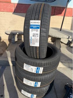 255/50/20 KUMHO 4 NEW TIRES INSTALLED ✅ INSTALADAS ✅ 🔥 WE DO ALIGMENT 🔥