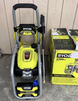 RYOBI 3300 PSI 2.5 GPM Cold Water Gas Pressure Washer with Honda GCV200 Engine