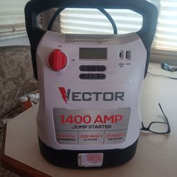 Vector 1400A Jump Starter W Air Compressor 