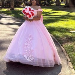 Pink Quinceañera Dress 