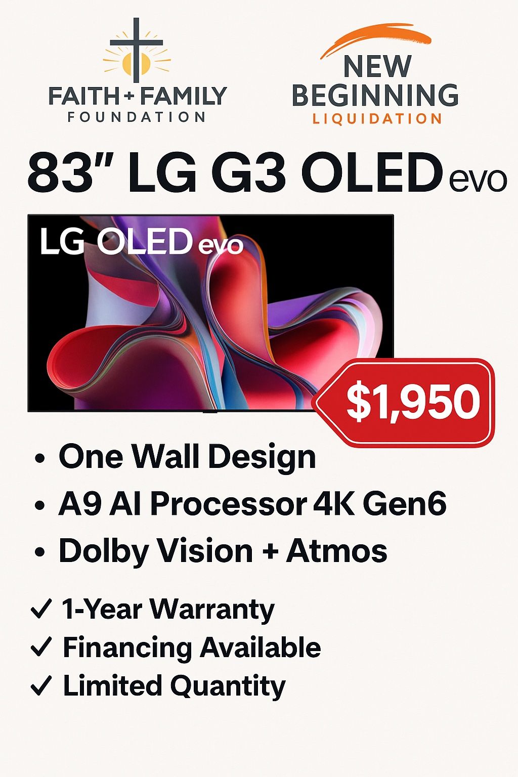 83” LG OLED G3 EVO