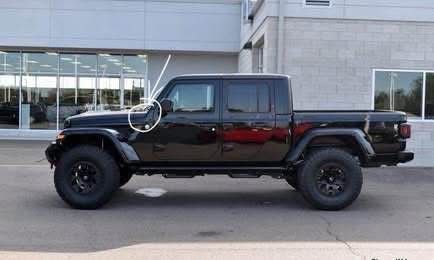 Jeep Gladiator overland fender flare trim caps end piece