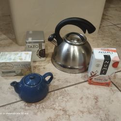 Tea Set! Tea Kettle And Accessories