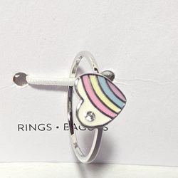 NEW Pura Vida Fashion Ring Size 7 Rainbow
