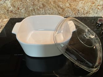 Corning White 5 liter Dutch Oven
