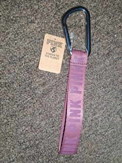 Victoria's Secret PINK Carabiner Wrist Strap Keychain