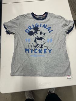 Disney Original Mickey Mouse 1928 Walt Disney World T-Shirt – Gray Vintage Style medium men’s