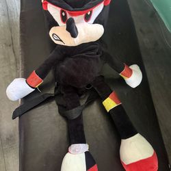 Sonic hedgehog plush backpack