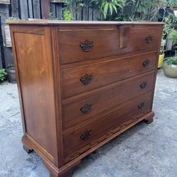 Vintage Mid Century Chippendale Dresser by Abernathy Furniture