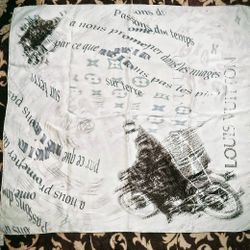 RARE Louis Vuitton Stephen Sprouse Graffiti Motorcycle Silk Scarf - Limited Edition Collector