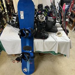 Salomon Snowboard Package With Boots And Bindings 