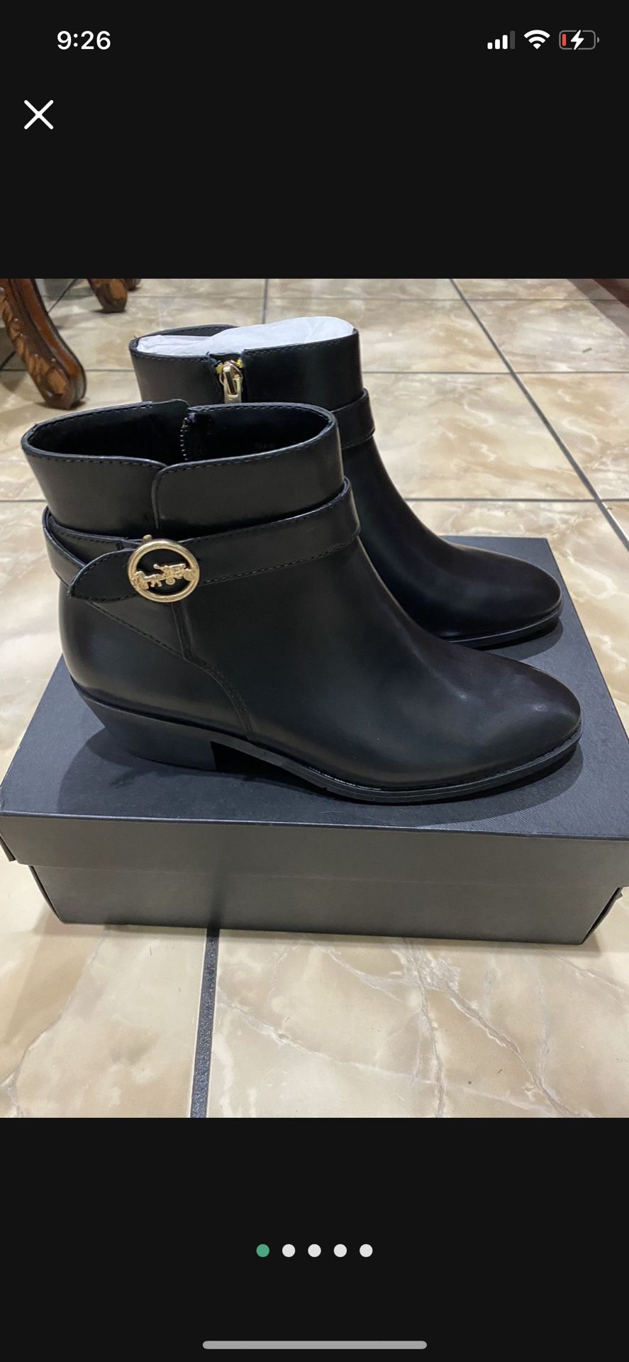 Coach Boot Size 6.5