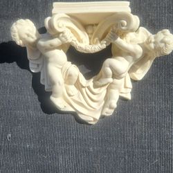 Vintage G. Ruggeri Cherub Wall Shelf