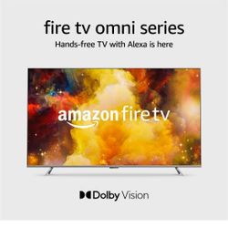 Amazon Fire TV 65" Omni Series 4K UHD smart TV with Dolby Vision, hands-free with Alexa

