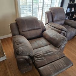 Sofas ( They are electric, made of pure leather)