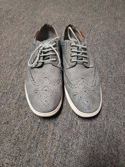 Casual Dress Shoes Grey Sz 10