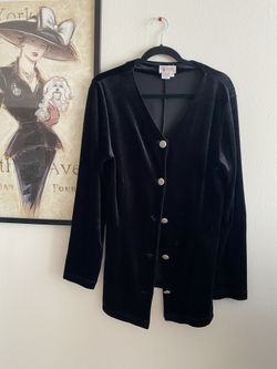 Velor jacket.