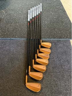 Takomo N100T CB/MB Copper Limited Edition Iron Set (1 of 100) KBS Tour Black Stiff + MCC Midsize