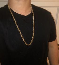 Men’s 18k gold chain
