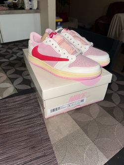 Authentic Travis Scott tropical pink women’s US size 8 (Men’s size 6.5) brand new in box