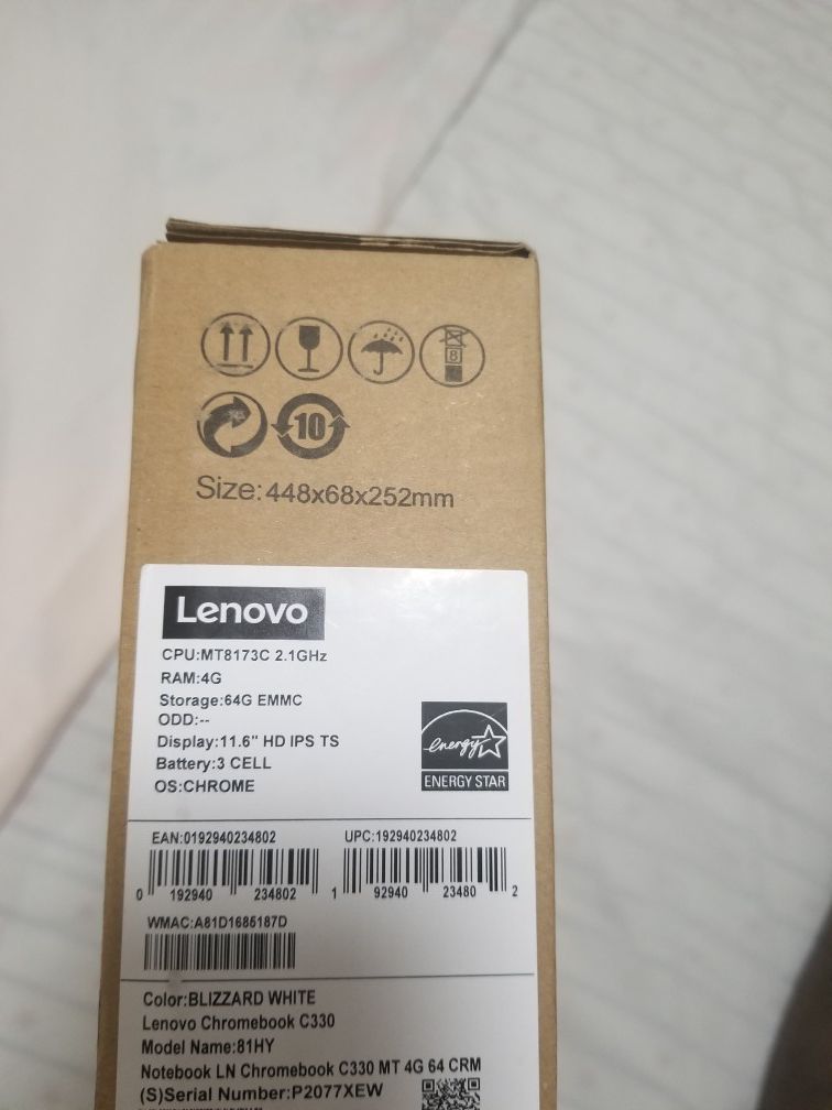 Laptop Lenovo Chromebook C330