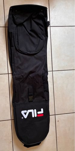 Fila branded black golf club travel cover bag
