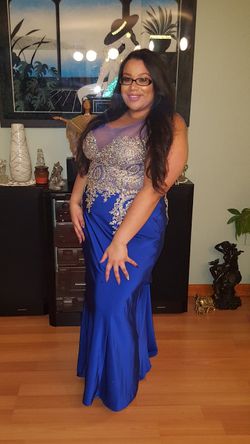 Clarrisse Prom Dress in Electric Blue S22W (16/18)